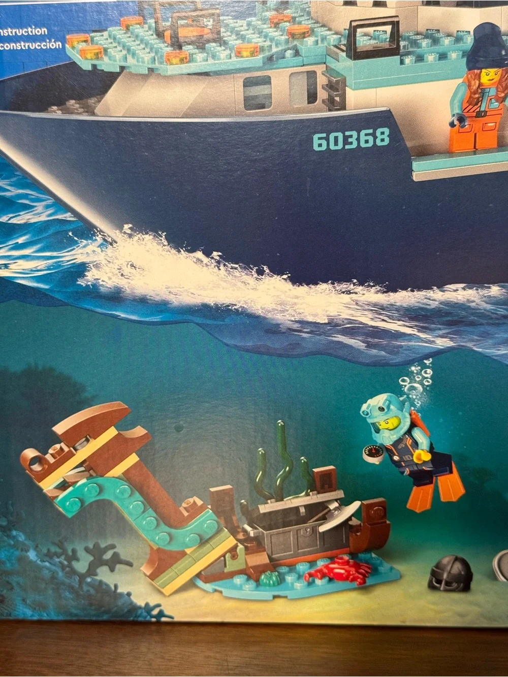 LEGO City 60368 Arctic Explorer Ship New Sealed 815-Piece Building Set